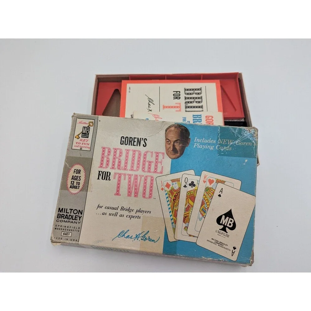 Vintage Milton Bradley Bridge game